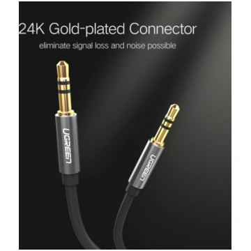 UGREEN mini jack 3,5mm AUX Cable 1m (black) (10733