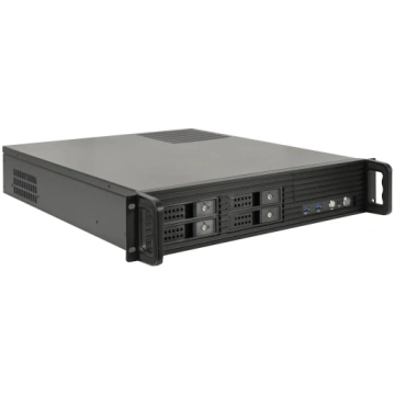 Inter-Tech IPC 2U-2504, server case black, 2 heigh