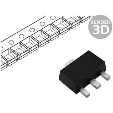 IC: voltage regulator; LDO,linear,fixed; 3.3V; 50m