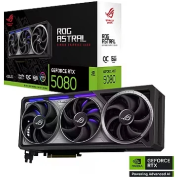 Asus GeForce RTX 5080, 16GB GDDR7, ROG Astral OC (
