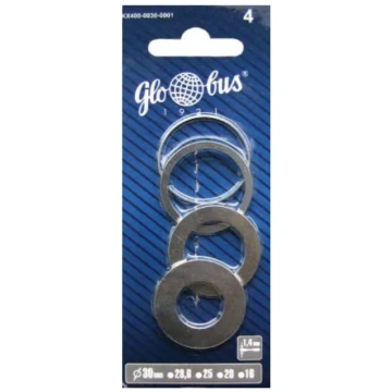 Pārejas gredzeni Globus komplekts no 30 mm uz 25/2