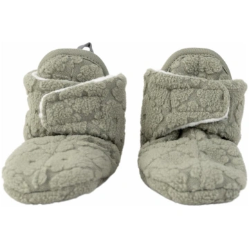 Lodger Slipper Folklore Fleece čībiņas, Elm, 6-12m
