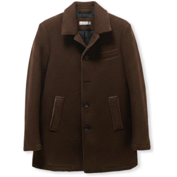 Halfpast8 Cappotto in Lana Marrone