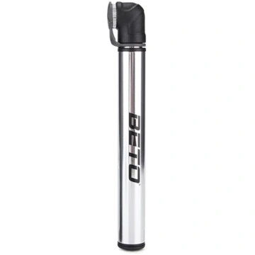Velosipēdu pumpis Beto PVP-003A, melns/pelēks
