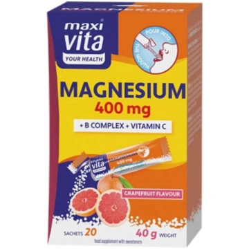 Magnesium 400 mg + B complex + vitamin C paciņas, 