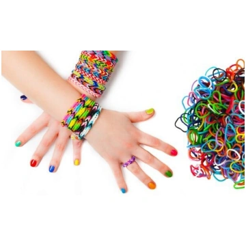 Smaržīgo gumiju komplekts aprocēm Loom Bands, 300 