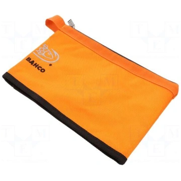 Waist bag | orange-black | polyester | 310x205x10m