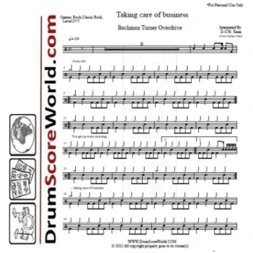 Bachman Turner Overdrive - Taking Care Of Business