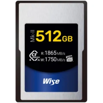 Wise 512GB CFexpress 4.0 Type A Mk-II Memory Card 