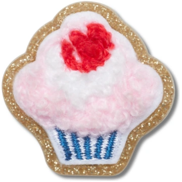 Crocs™ Jibbitz Patchwork Pink Cupcake