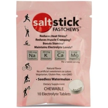 SaltStick Fastchews 10 tabletes Arbūzs