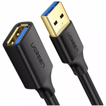 USB 3.0 pagarinātājs UGREEN US129 0,5 m, melns, si