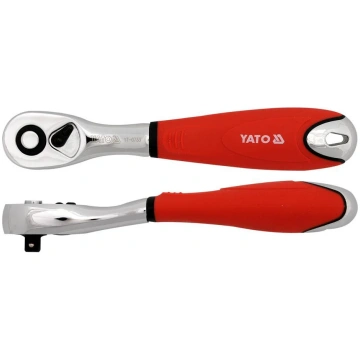 QUICK RELEASE CURVED RATCHET HANDLE 1/4 (YT-0733) 
