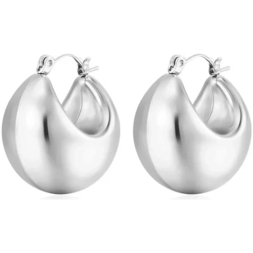 "LUNAR DROPS" EARRINGS - Silver
