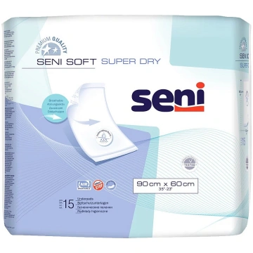 SENI SOFT SUPER DRY higiēniskie paladziņi 60x90cm,