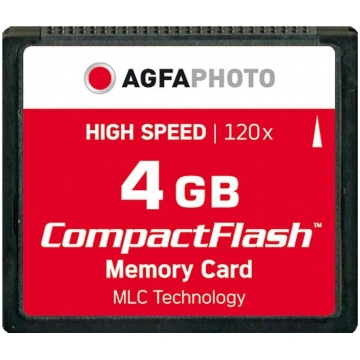 AgfaPhoto Compact Flash 4GB High Speed 120x MLC | 