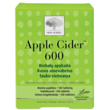 Tabletes New Nordic Apple Cider 600 120 gab