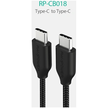 Kabeļis, RAVPower, RAVPower USB C / USB C Cable RP