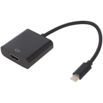 Gembird USB-C to HDMI adapter black | A-CM-HDMIF-0