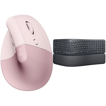 Pele Logitech Lift Rose (910-006478) + Ergo K860 (