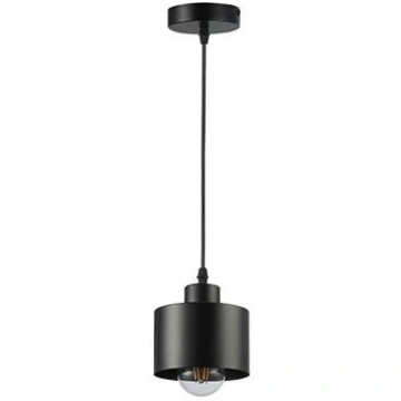 1xE27 Elza piekaramā lampa, melna