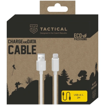 Tactical Smooth Thread Cable USB-A|Lightning 2m Wh