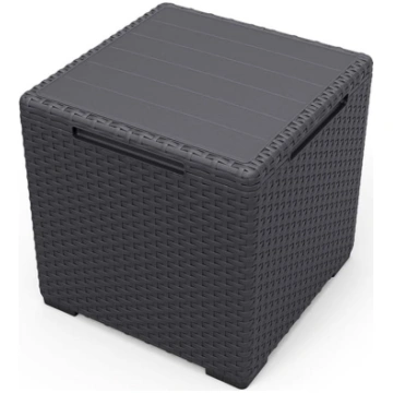 Keter Vigo Storage Box Side Table 37 x 37 x 37 cm 