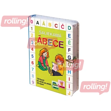 Saliekamā ābece Zvaigzne ABC, magnētiska