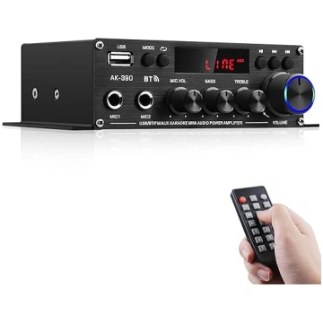 HiFi stereo pastiprinātājs uztvērējs mājas skaļruņ