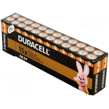 Battery: alkaline | AA | 1.5V | non-rechargeable |