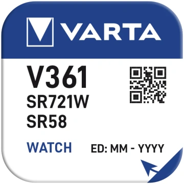 Pulksteņu baterija VARTA Silver V361, 1.55V 1gb