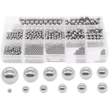 600Pcs 12 Größe Stahlzelle Balls Sortierung Kit Ko