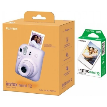 Fujifilm Instax Mini 12, Lilac Purple + Instax Min