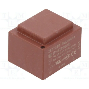 Transformer: encapsulated; 1.8VA; 230VAC; 18V; 100