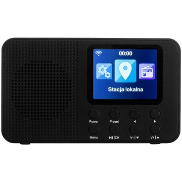 Camry CR 1918 Internet Radio, 2.4” Black Adler