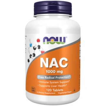 Now Foods NAC N-acetilcisteīns 1000 mg - 120 table