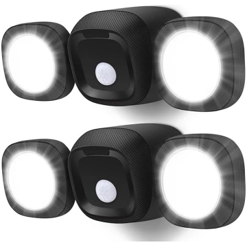 Toowell Pack of 2 Motion Sensor Outdoor Battery Ou