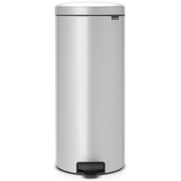 Atkritumu tvertne, NewIcon 30L Metallic Grey Braba