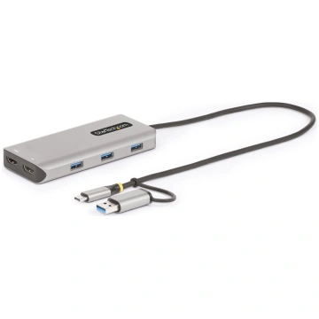 Startech USB-C Multiport Adapter w/Attached USB-C