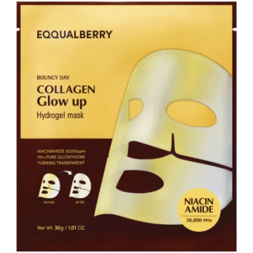 EQQUALBERRY Collagen Glow Up Hydrogel Sheet Mask 3