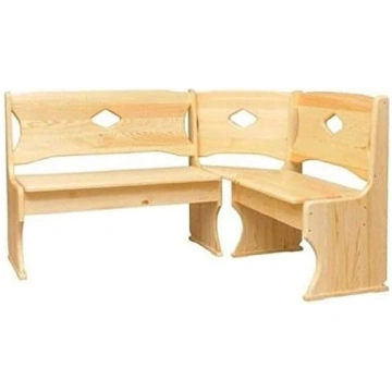 k koma Corner Bench Pine Wood Oak Colour Kitchen F
