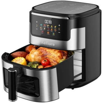 Air Fryer Oven Heißluftfritteuse 10L groß, Airfrye