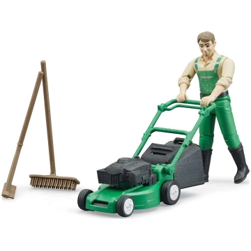 BRUDER bworld gardener with lawn mower - 62103 ( B