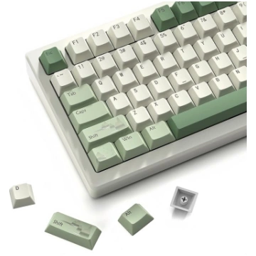 PBT taustiņu vāciņi, Matcha Green, Cherry Profile 