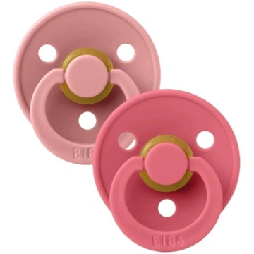 BIBS Colour Anatomical Pacifier 2 gab. (Dusty pink