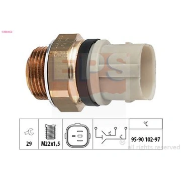 EPS 1850652 Termoslēdzis, Radiatora ventilators