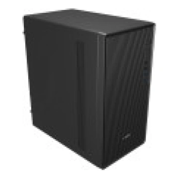 FSP Case S120 Black Mid Tower Barošanas avots iekļ