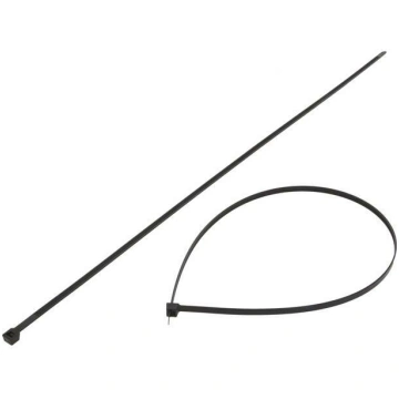 Cable tie; L: 820mm; W: 8.9mm; black; polyamide; 7