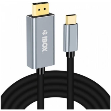 Cable USB-C - DisplayPort 4K 1.8m Black ITVCDP4K (