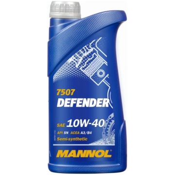 Motoreļļa Mannol Defender 10W - 40, daļēji sintēti